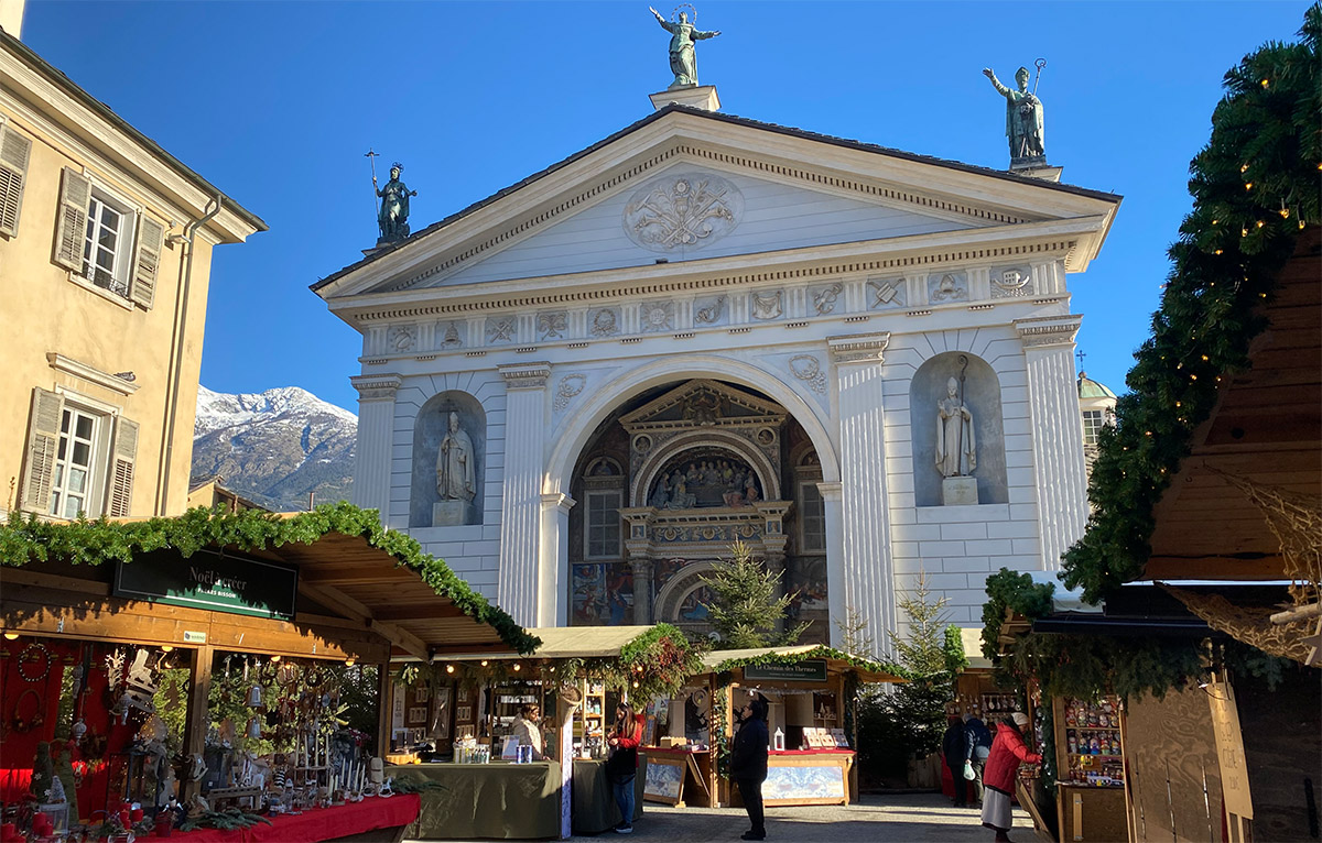 Kerstmarkt in Aosta